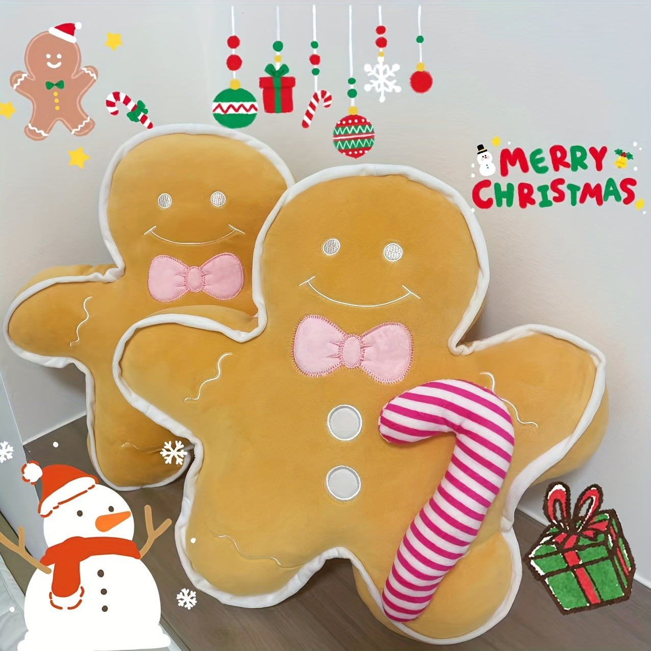 Weihnachten Lebkuchen Plüsch Kissen