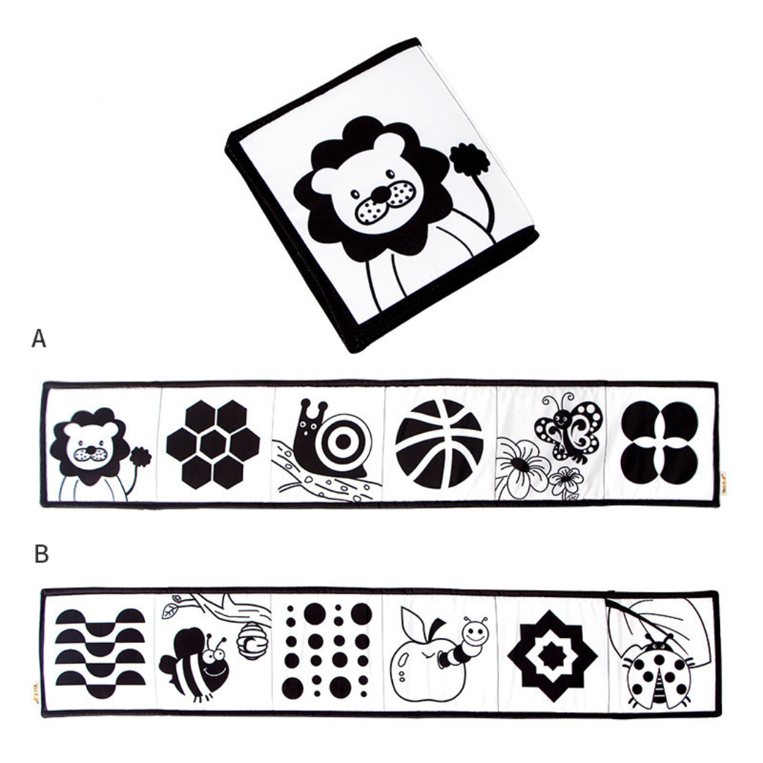 Contrast book - montessori kontrastbuch für neugeborene