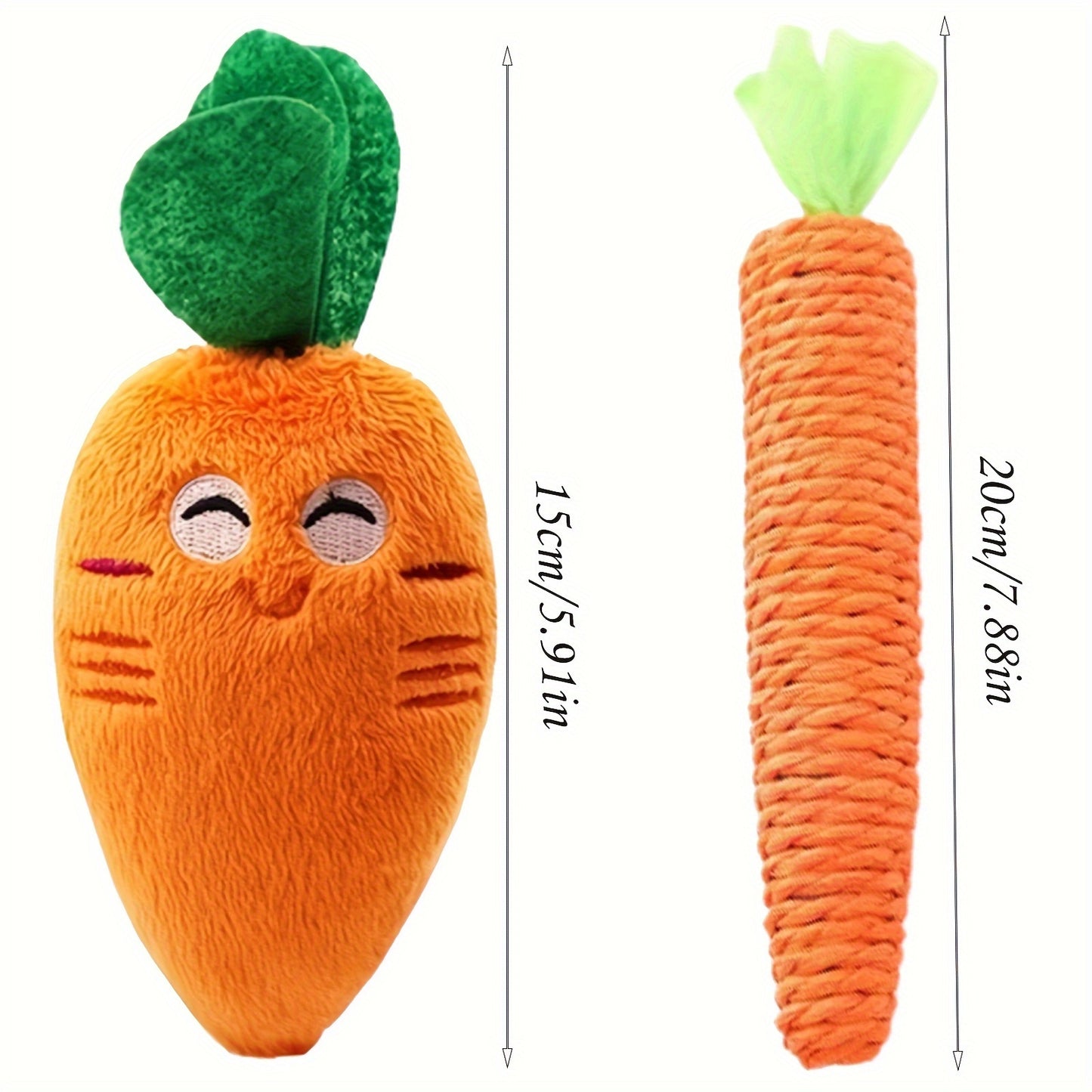 Lustige Karotten-Kauspielzeug für Haustiere
