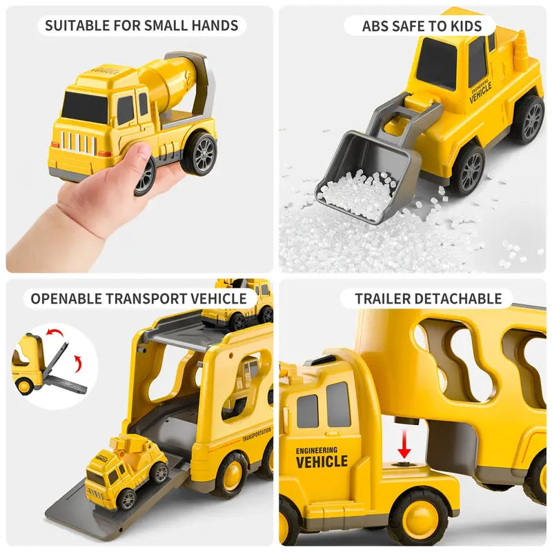 Baufahrzeug Transporter - Perfektes Geschenk!