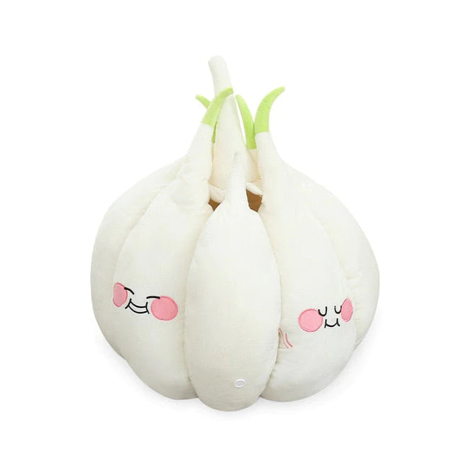 Lustiges Knoblauch-Katzenbett