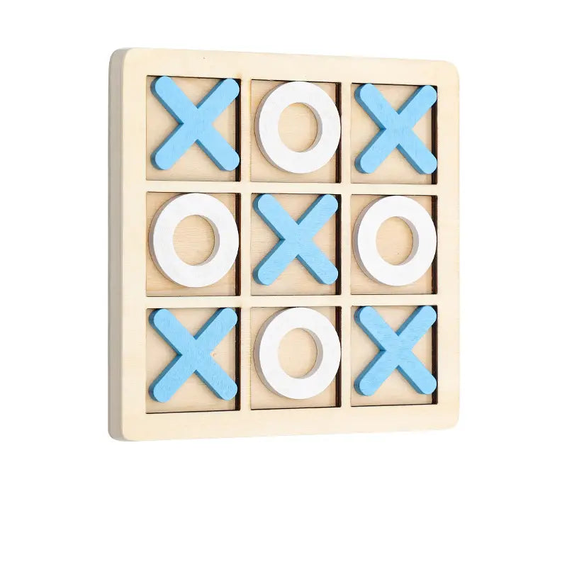 Hochwertiges Holz-Tic-Tac-Toe-Brettspiel