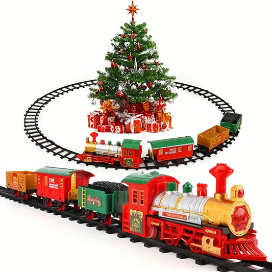 Weihnachtszug um den Baum - Elektrisches Set für Kinder