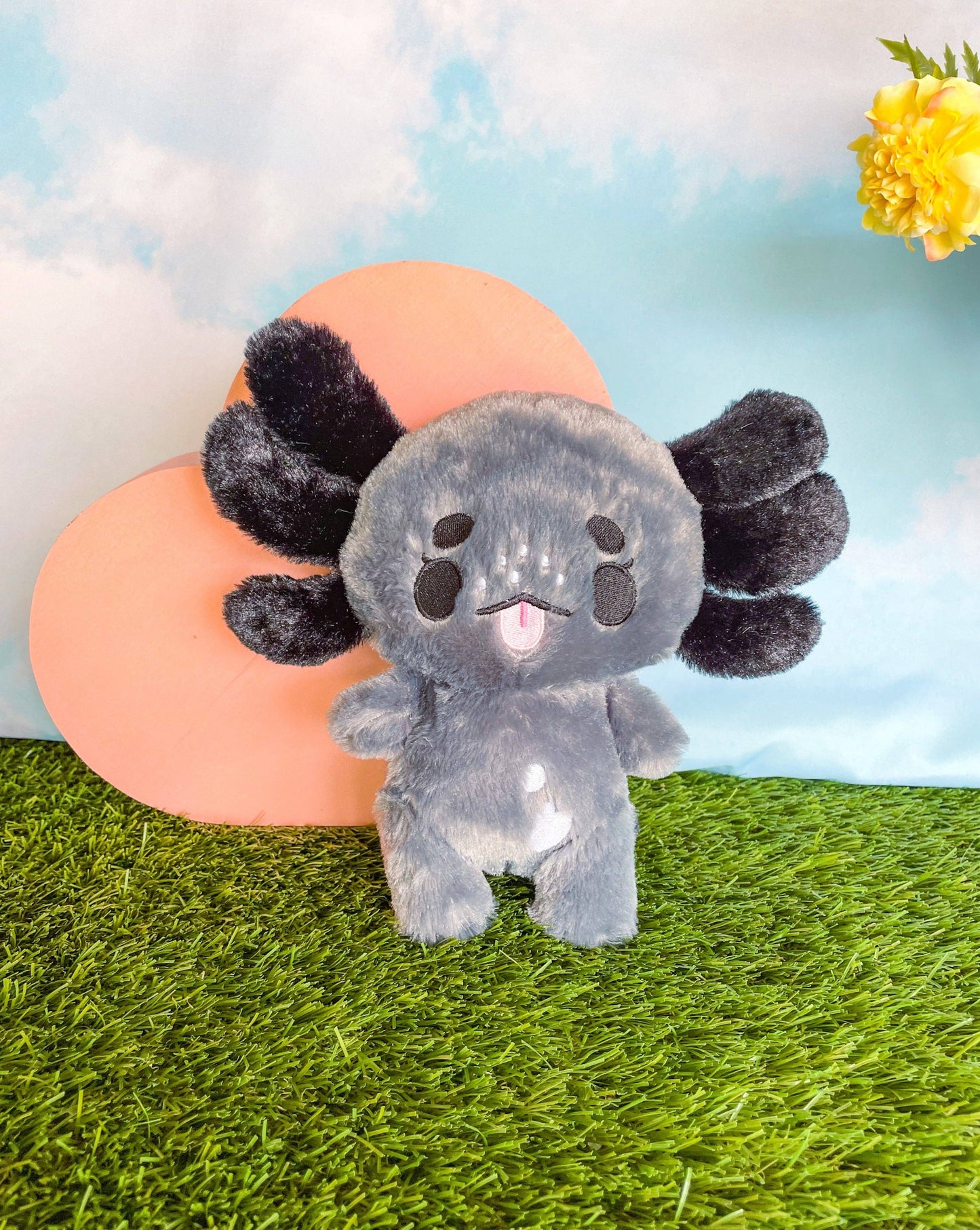 Kuschel-Axolotl "Pebbles"