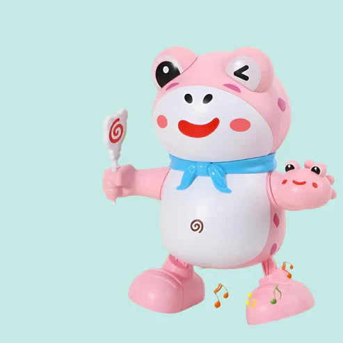 Tanzender roboter mit licht und musik