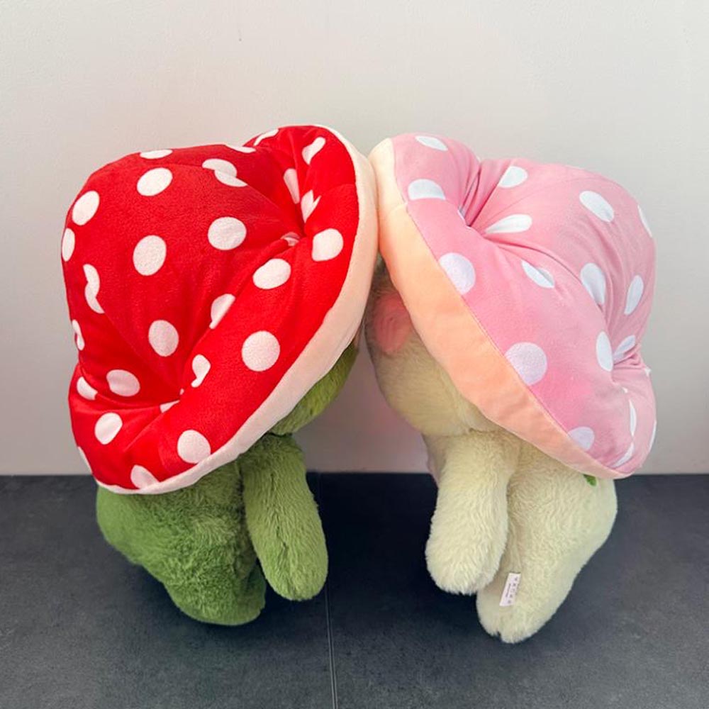 Witziger Pilz Frosch Plüsch