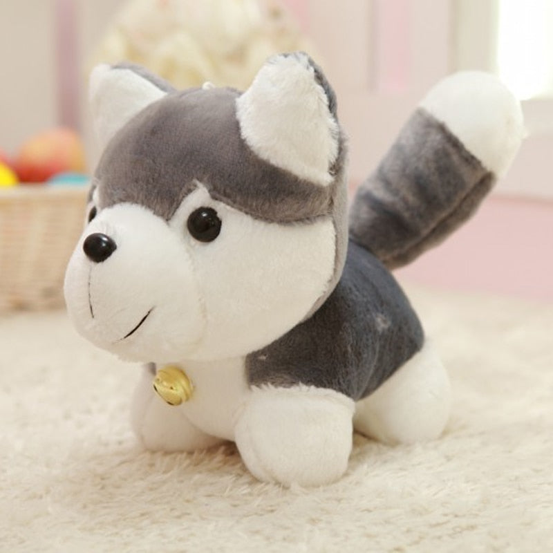 Golden Bell Husky Stuffed Animal Plush Toy-Soft Toy-Dogs, Home Decor, Siberian Husky, Soft Toy, Stuffed Animal-3