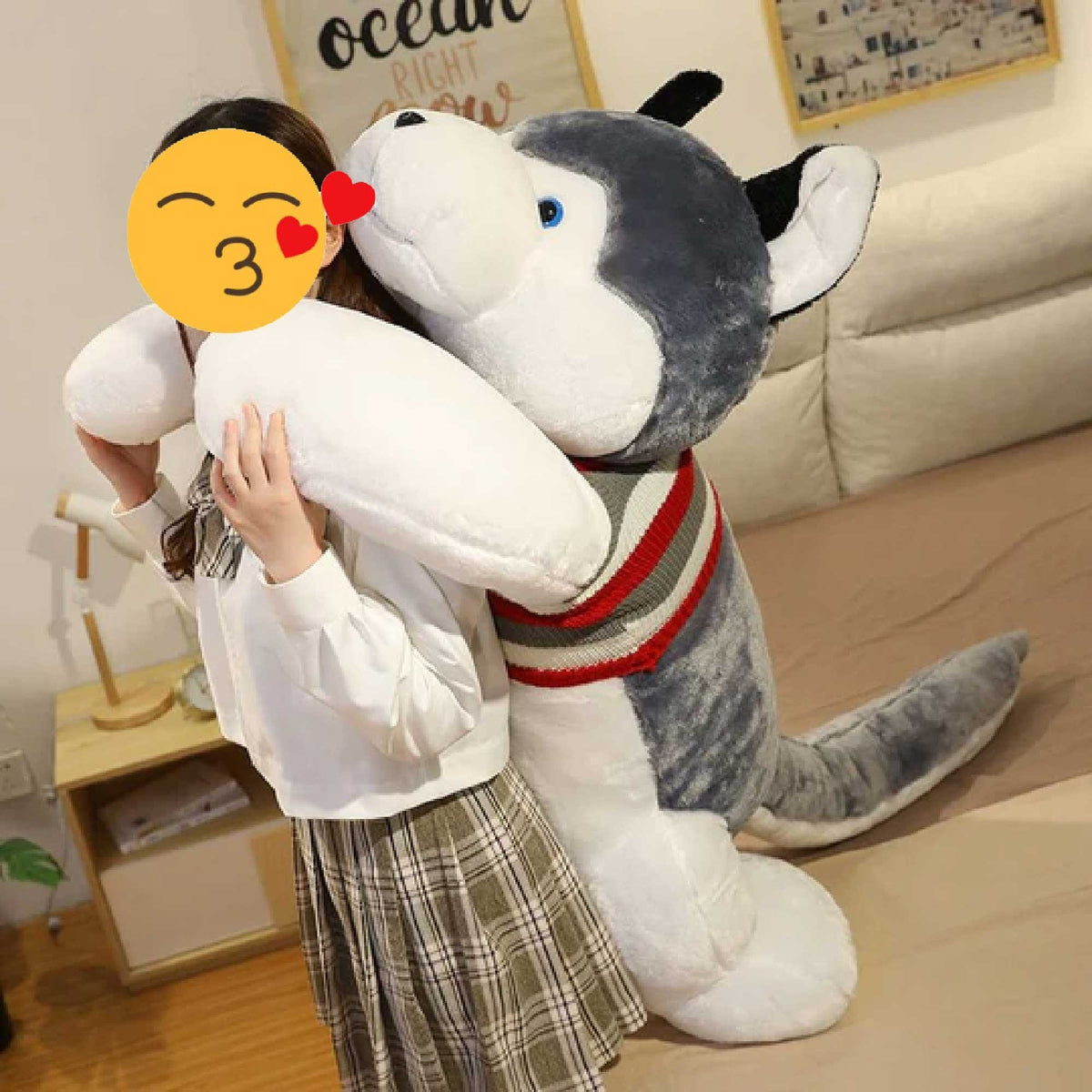 Schmusiger Schlittenhund - Husky Kuscheltier