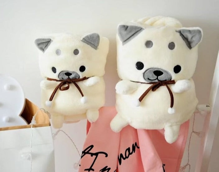 Weltenbummler Husky Kuscheldecke