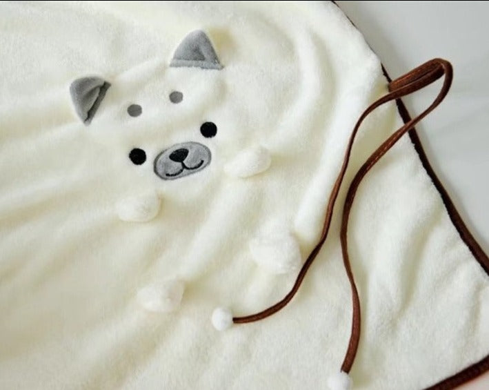 Weltenbummler Husky Kuscheldecke