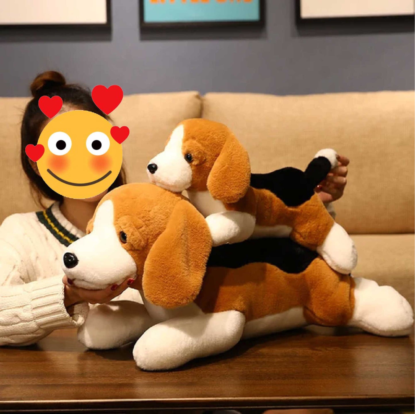 Schlummernder Spürhund - Beagle Plüschtier