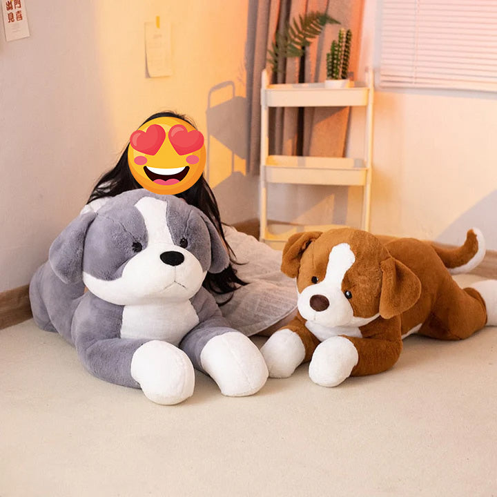 I Love My American / Staffordshire / Pit Bull Stuffed Animal Huggable Plush Toys (Medium to Extra Large Size)-Stuffed Animals-Home Decor, Pit Bull, Stuffed Animal-1