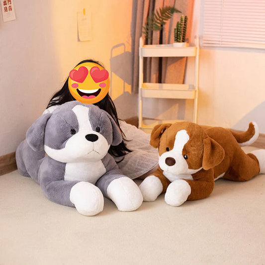 I Love My American / Staffordshire / Pit Bull Stuffed Animal Huggable Plush Toys (Medium to Extra Large Size)-Stuffed Animals-Home Decor, Pit Bull, Stuffed Animal-1