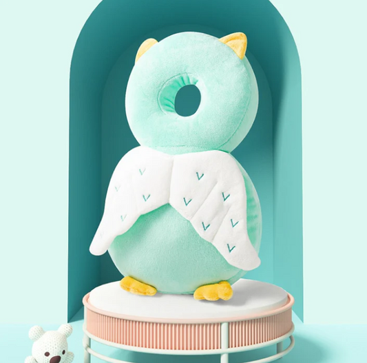 Baby kopfschutz kissen eule