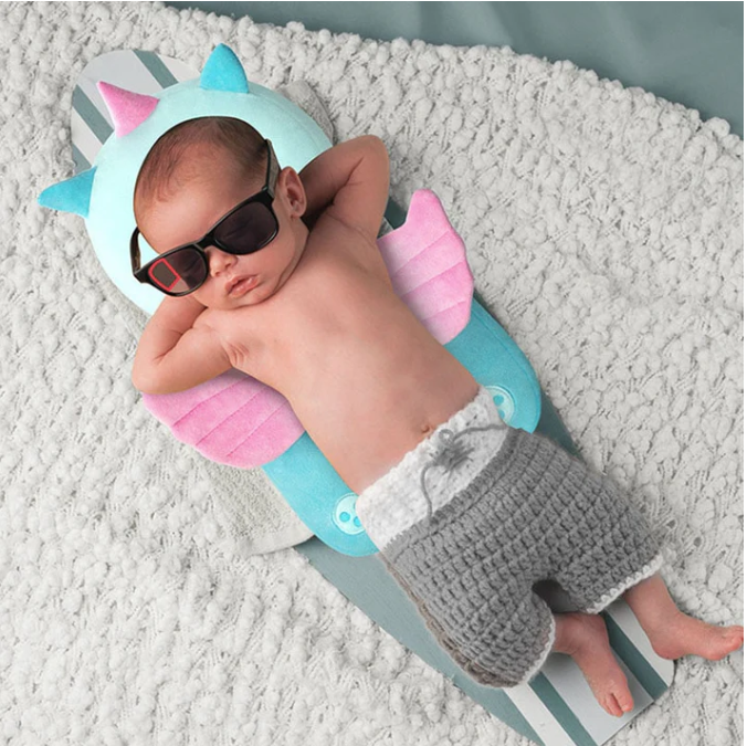 Baby kopfschutz kissen eule