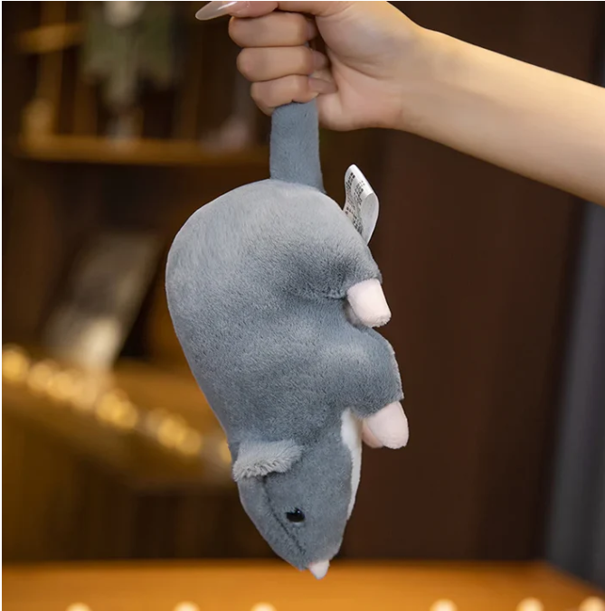 Kuschelige plüschmaus