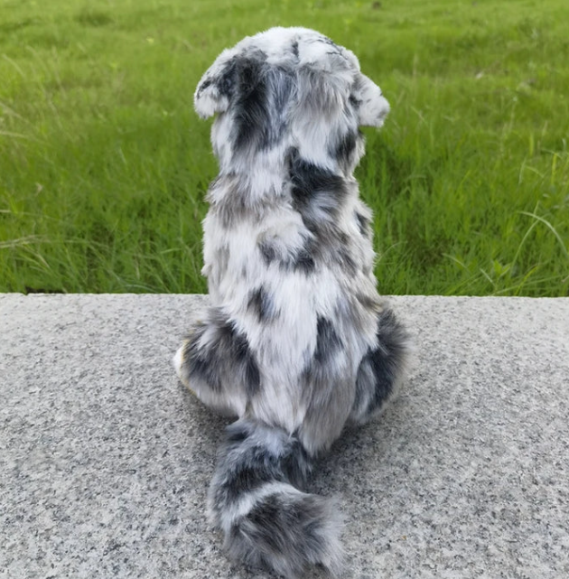 Realistischer shepherd welpe treuer begleiter