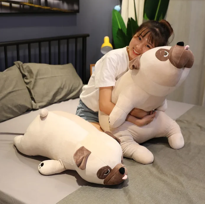Großer Kuscheltier Mops