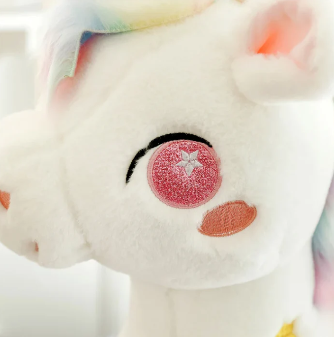Plüsch Einhorn mit Flügeln - Magisches Kuscheltier