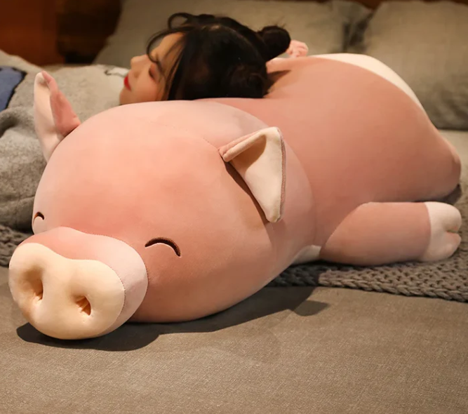Riesiges Kuschel-Piggy - Superweiches Plüschschwein