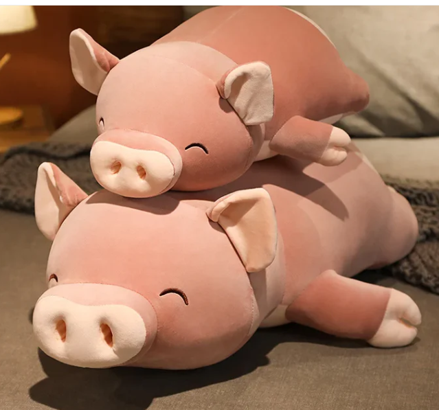 Riesiges Kuschel-Piggy - Superweiches Plüschschwein