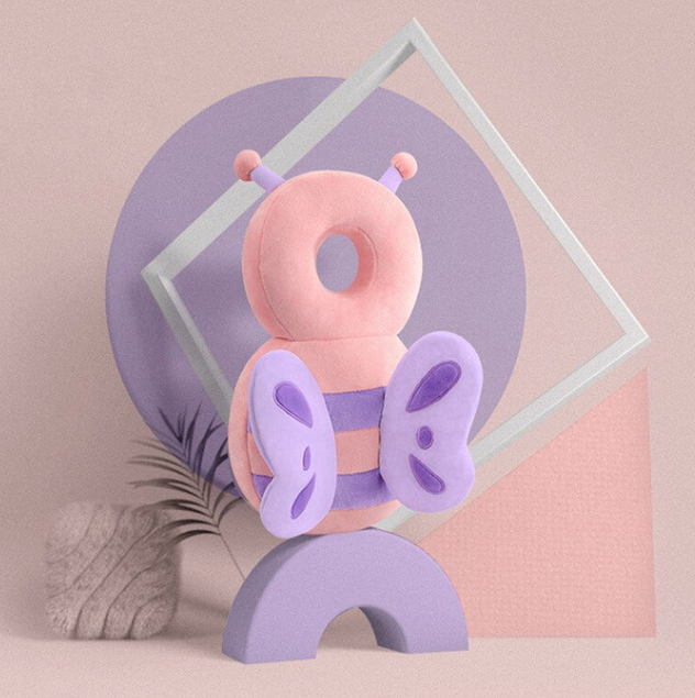 Baby kopfschutz kissen eule