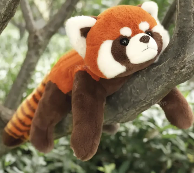 Niedlicher Roter Panda Kuscheltier