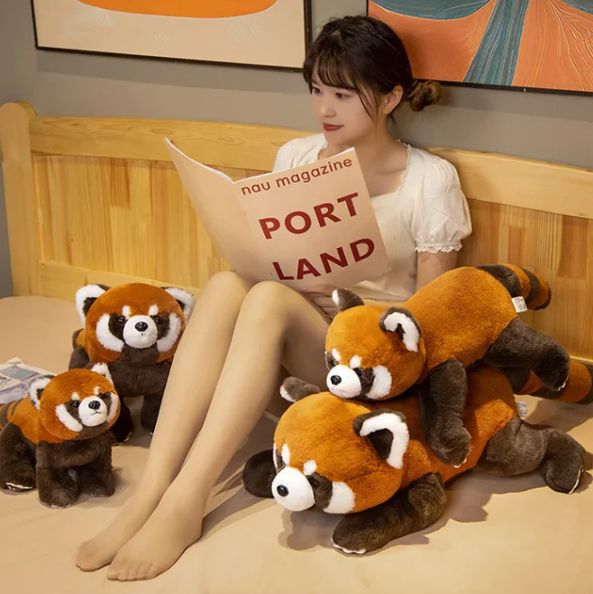 Niedlicher Roter Panda Kuscheltier