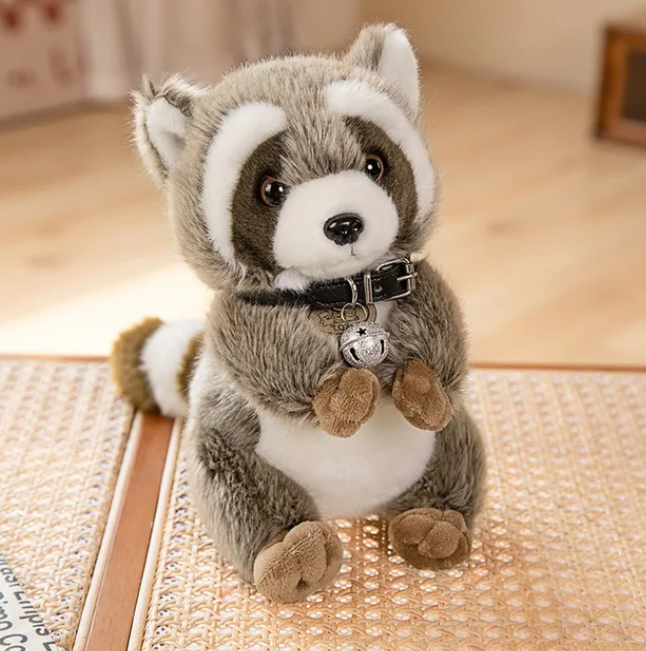 Kawaii realistischer waschbär