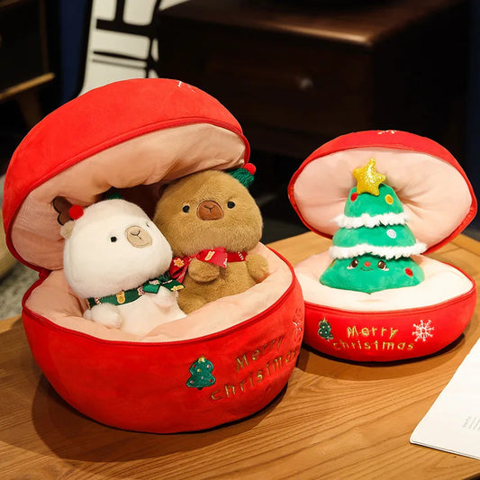 Xmas cuddly toy - festliche streicheleinheiten - weihnachts-plüsch