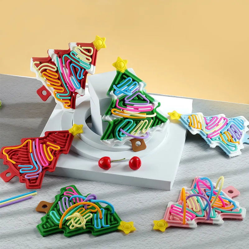 Xmas Tree fidget toy - kompakt, weihnachtlich & lustig - silikon stresslöser weihnachtsbaum