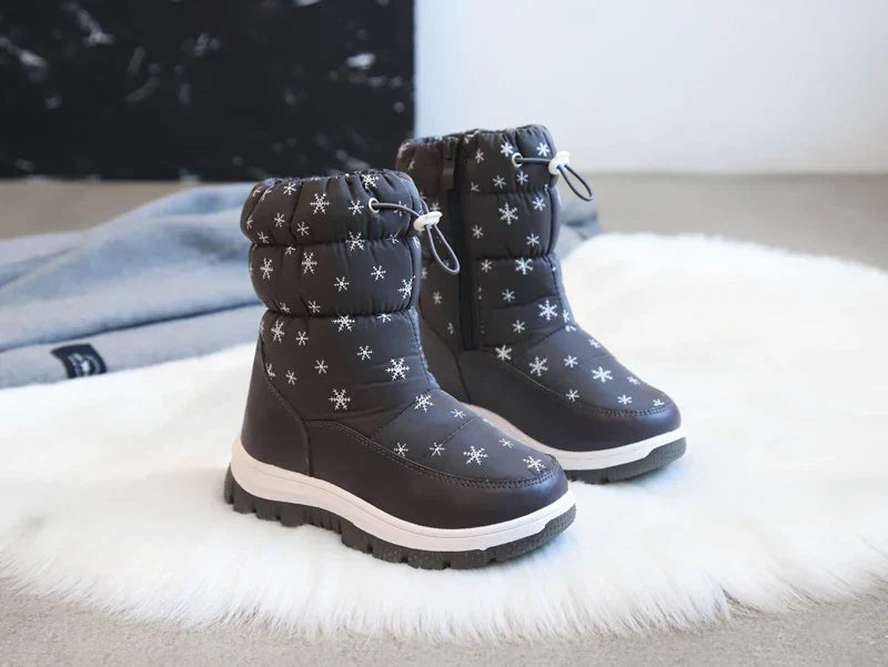 Winter-schneestiefel für mädchen