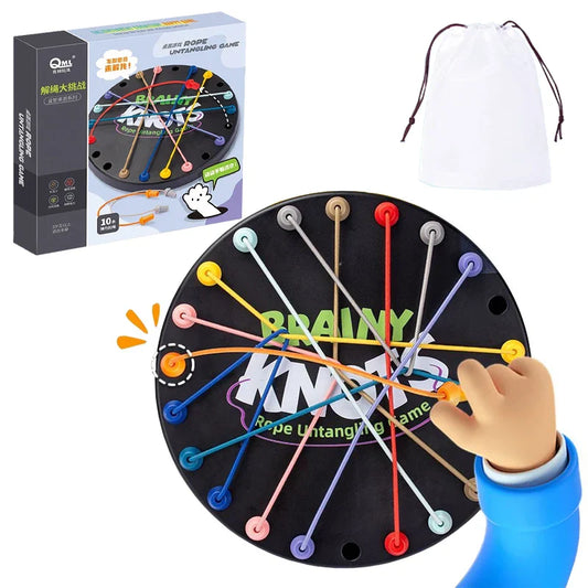 Brainy knots - verdrehte knoten - strategiespiel