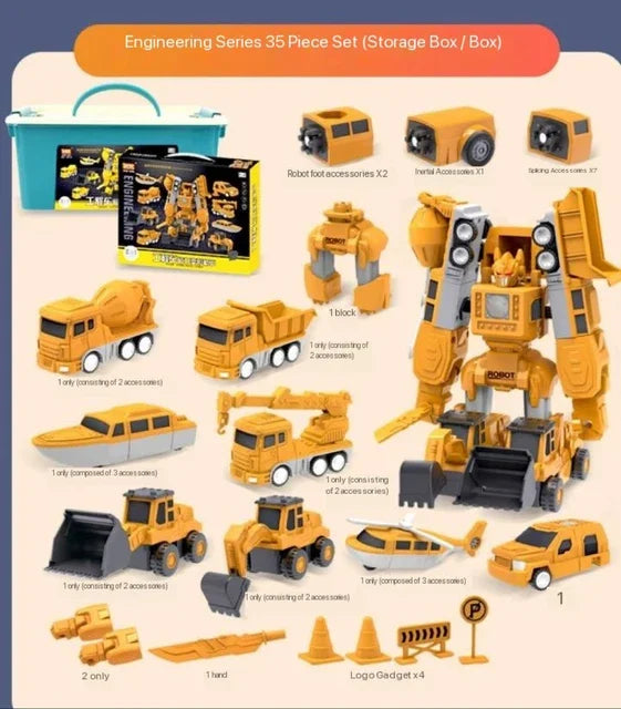 Magnamix - vom truck zum transformer - spielzeug-lkw transformer