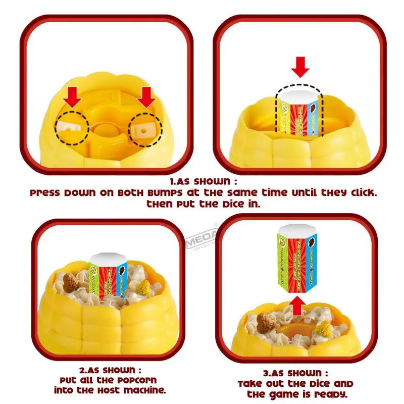 Popcorn game - popcorn knallen lassen - familienspiel