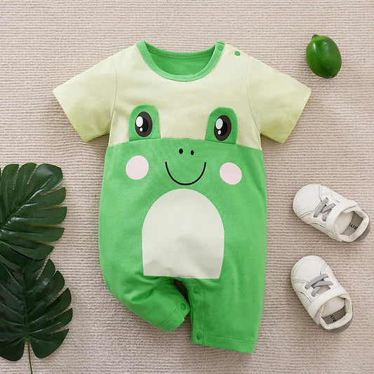 Niedlicher frosch babystrampler