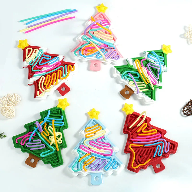 Xmas Tree fidget toy - kompakt, weihnachtlich & lustig - silikon stresslöser weihnachtsbaum