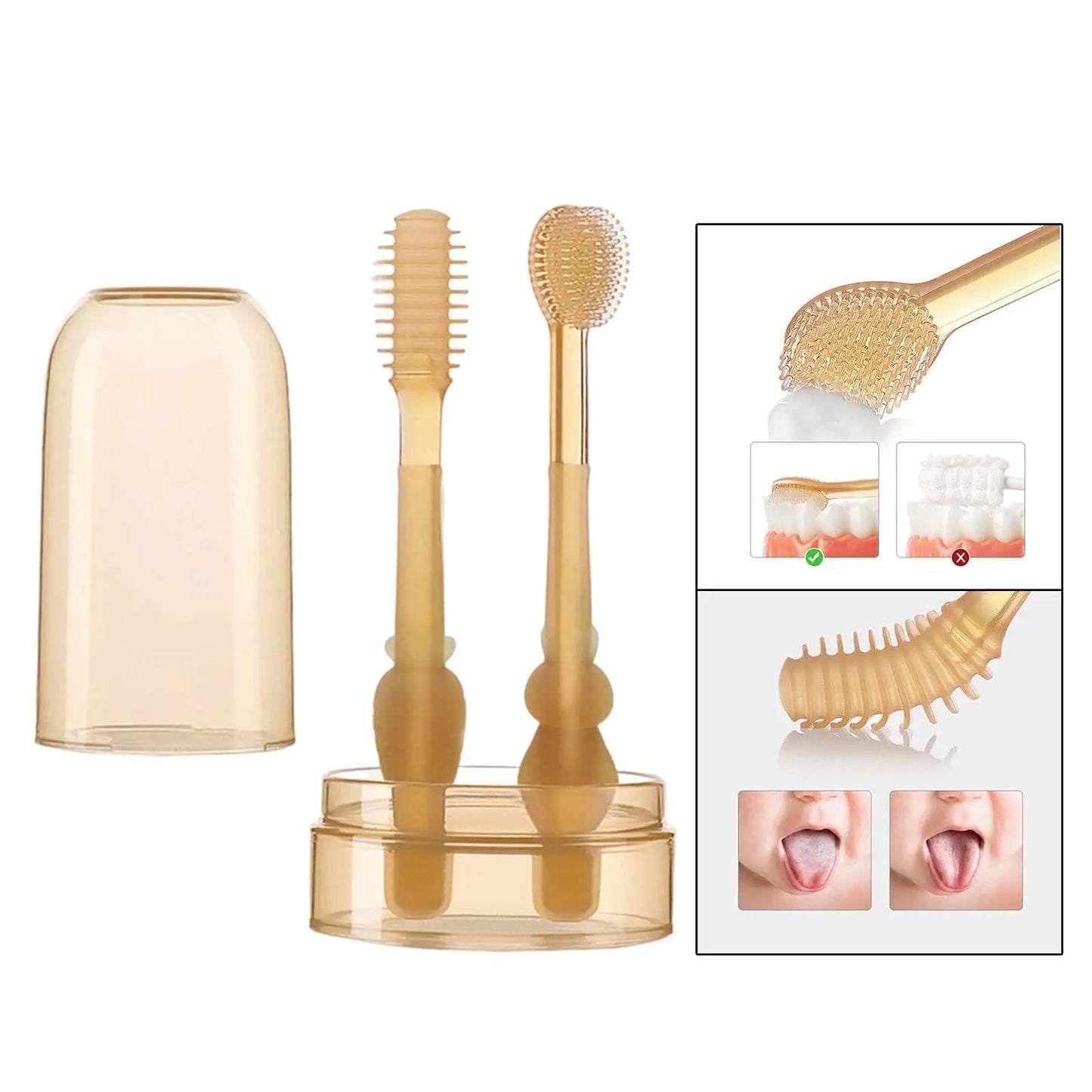 Sanftsmile baby zahnbürstenset – sanfte & sichere mundpflege