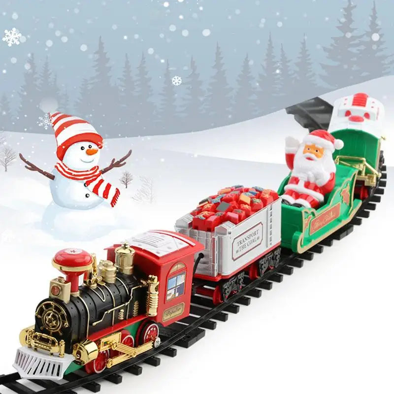 Christmas train - fahrt in die festtage - weihnachtszug