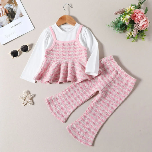 Gemütliches herbst- und winter 2-teiliges set für kinder