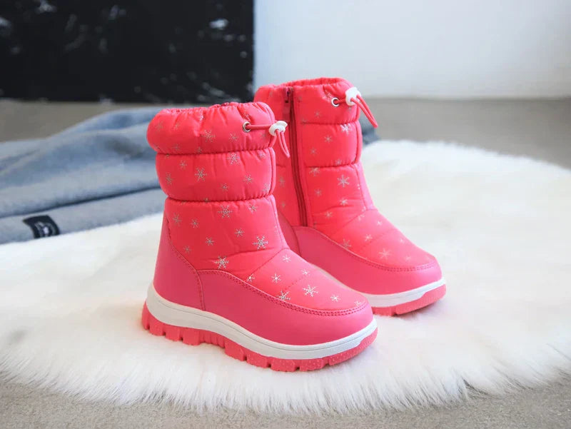 Winter-schneestiefel für mädchen