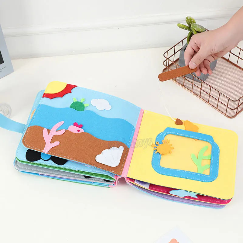 BusyBook - sinnesabenteuer - montessori-aktivitätsbuch