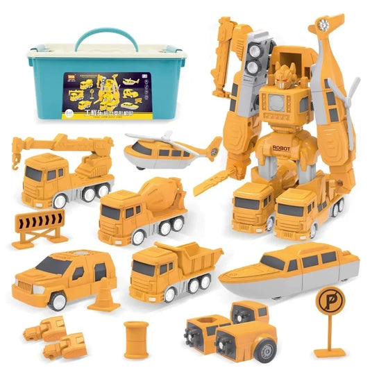 Magnamix - vom truck zum transformer - spielzeug-lkw transformer