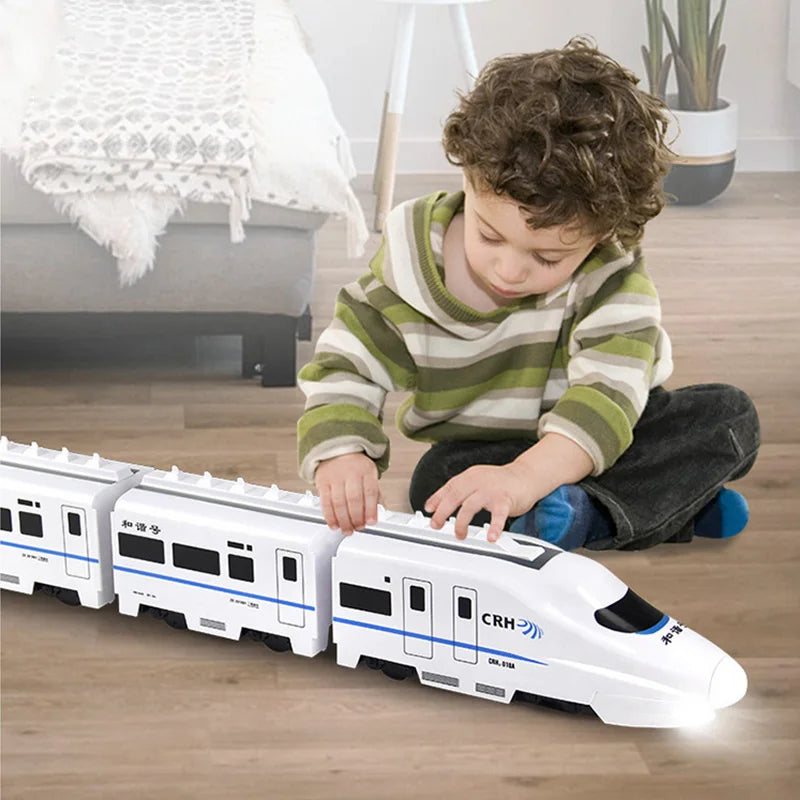 Toy speedtrain - superschneller spaß - selbstfahrender spielzeugzug