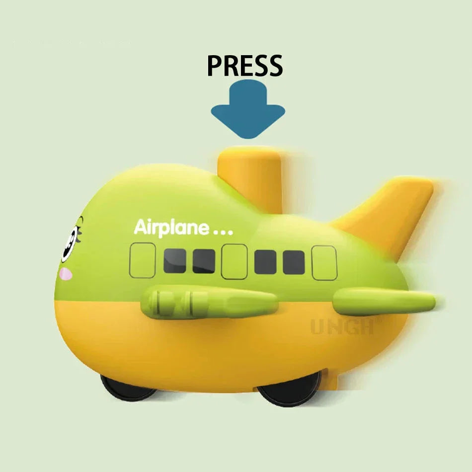 Cartoon plane toy - drücken & spielen - spielzeug flugzeug