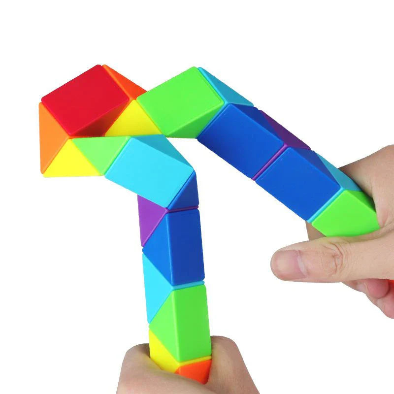 Rainbow twister - falten und spielen - schlangenwürfel