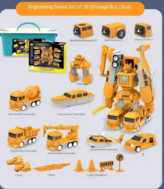 Magnamix - vom truck zum transformer - spielzeug-lkw transformer