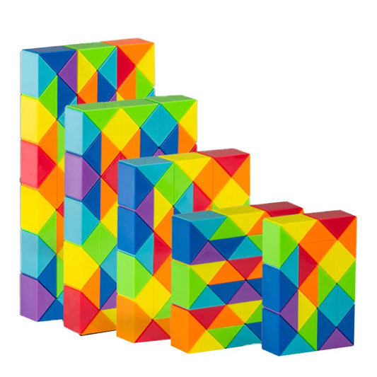 Rainbow twister - falten und spielen - schlangenwürfel