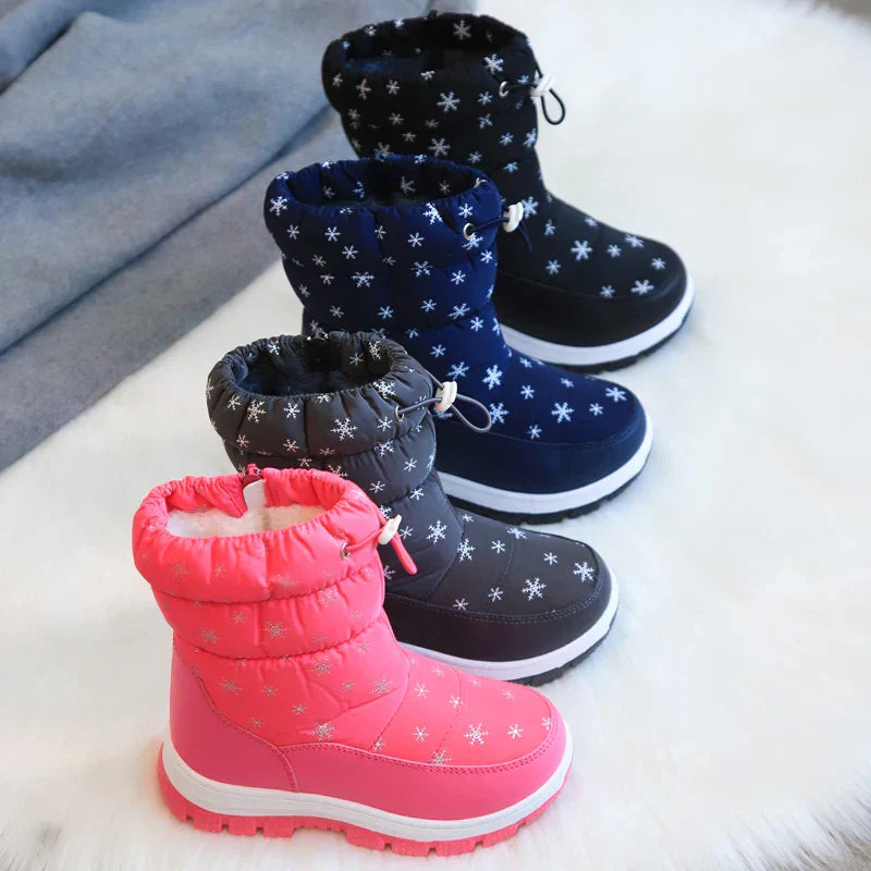 Winter-schneestiefel für mädchen
