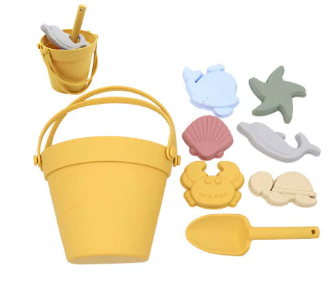 Umweltfreundliches silikon strandspielzeug set
